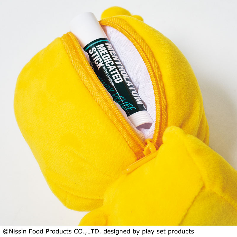 【モノマスター11月号 雑誌付録】チキンラーメン ひよこちゃんマスコットポーチ