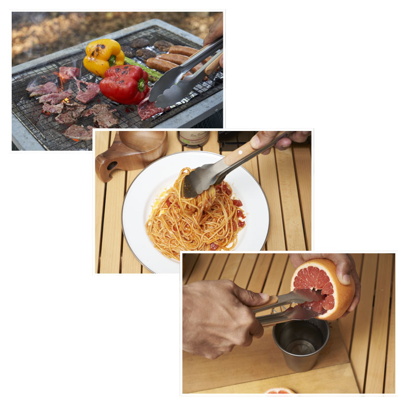 【MonoMax特別編集 キャンプ・アウトドア ムック本付録】LODGE(ロッジ)BBQマルチトング