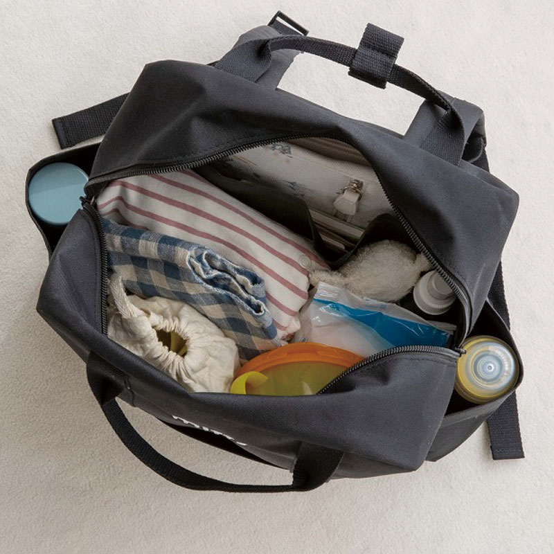 【miffy ムック本 付録】ミッフィーバックパック ブラックVer.