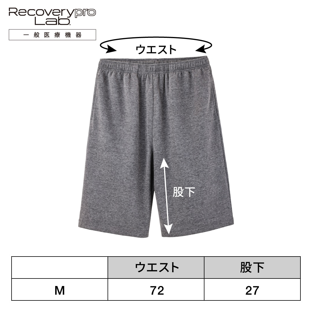 �ڰ��̰��ŵ����Recoverypro Lab.  ��ϫ���������� �岼���åȡ�Ⱦµ�����硼�ȥѥ�ġ˥�˥��å��� M������ DARKGRAY 