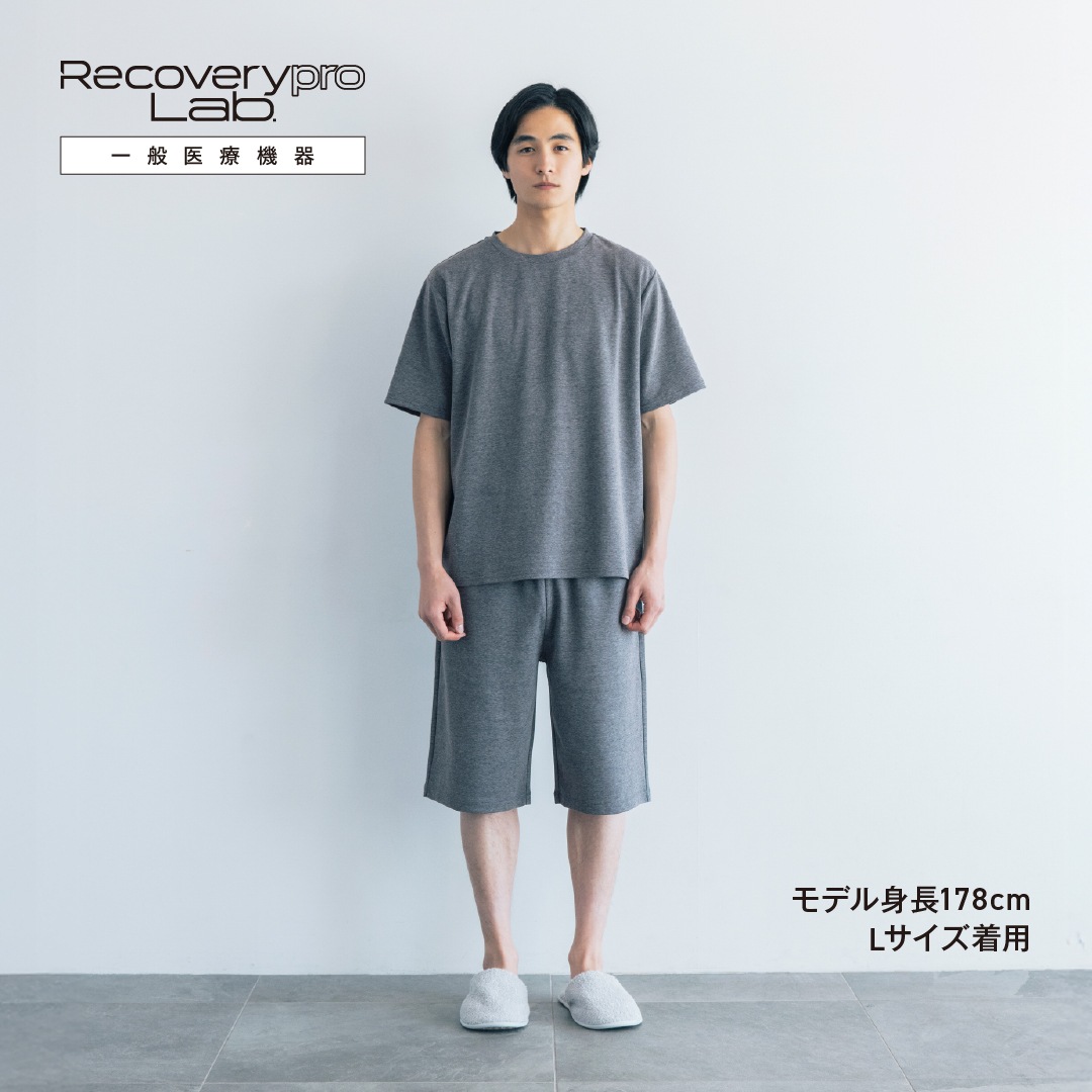 �ڰ��̰��ŵ����Recoverypro Lab.  ��ϫ���������� �岼���åȡ�Ⱦµ�����硼�ȥѥ�ġ˥�˥��å��� L������ DARKGRAY 