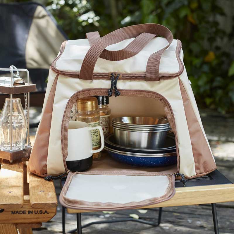 【tent-Mark DESIGNS(テンマクデザイン)ムック本 付録】テント型収納バッグ&ポーチ