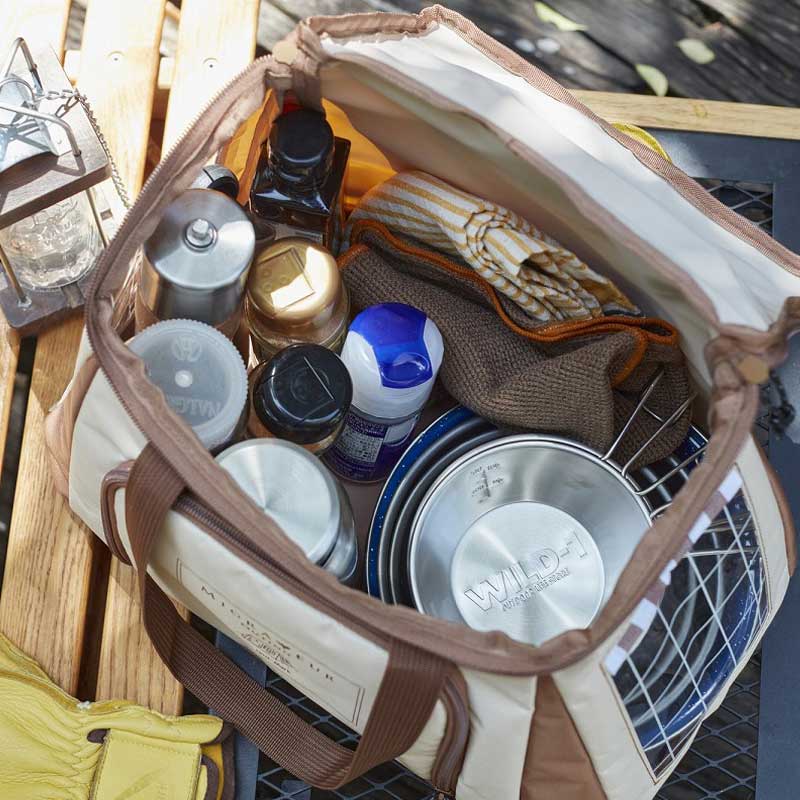 【tent-Mark DESIGNS(テンマクデザイン)ムック本 付録】テント型収納バッグ&ポーチ