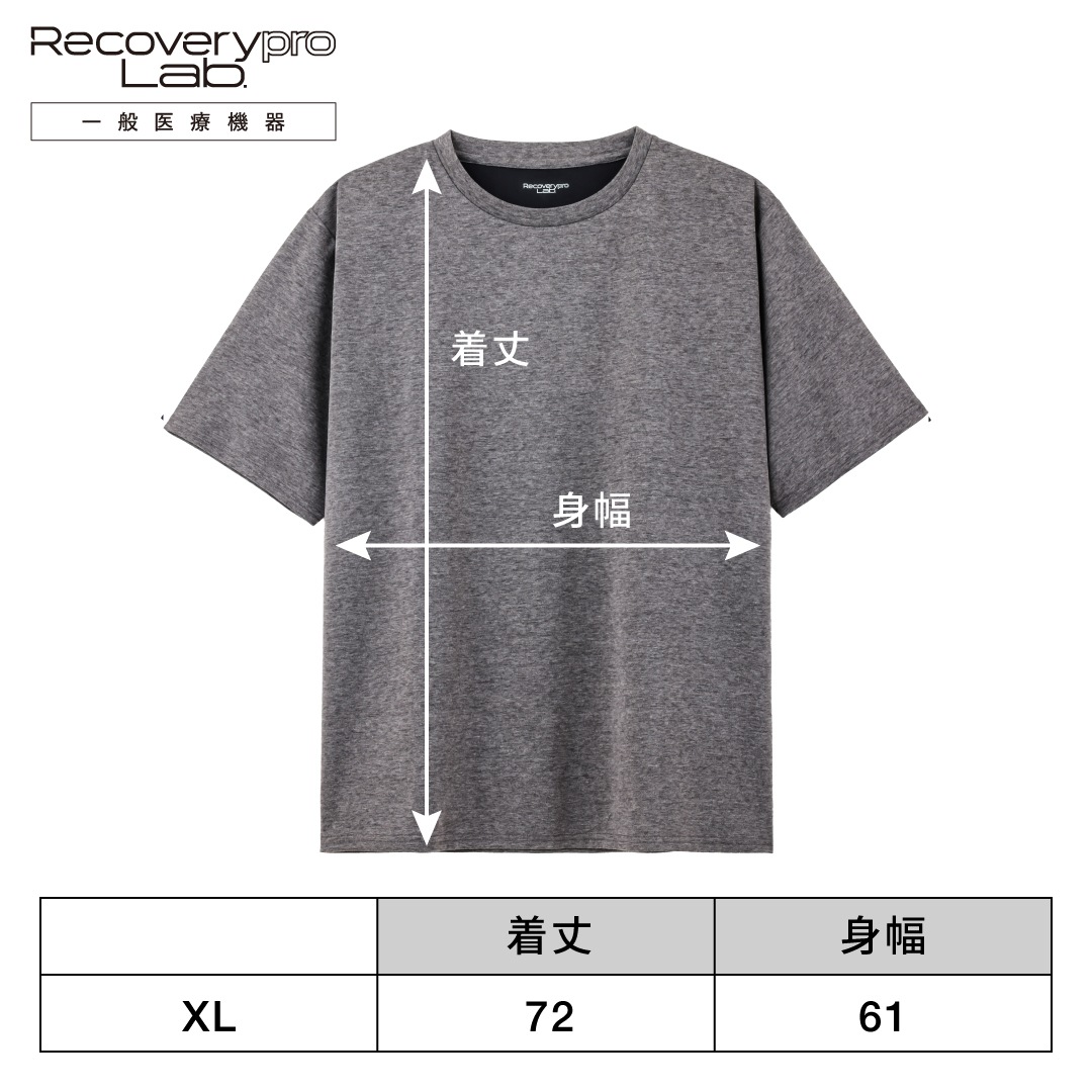 �ڰ��̰��ŵ����Recoverypro Lab.  ��ϫ���������� �岼���åȡ�Ⱦµ�����硼�ȥѥ�ġ˥�˥��å��� XL������ DARKGRAY 