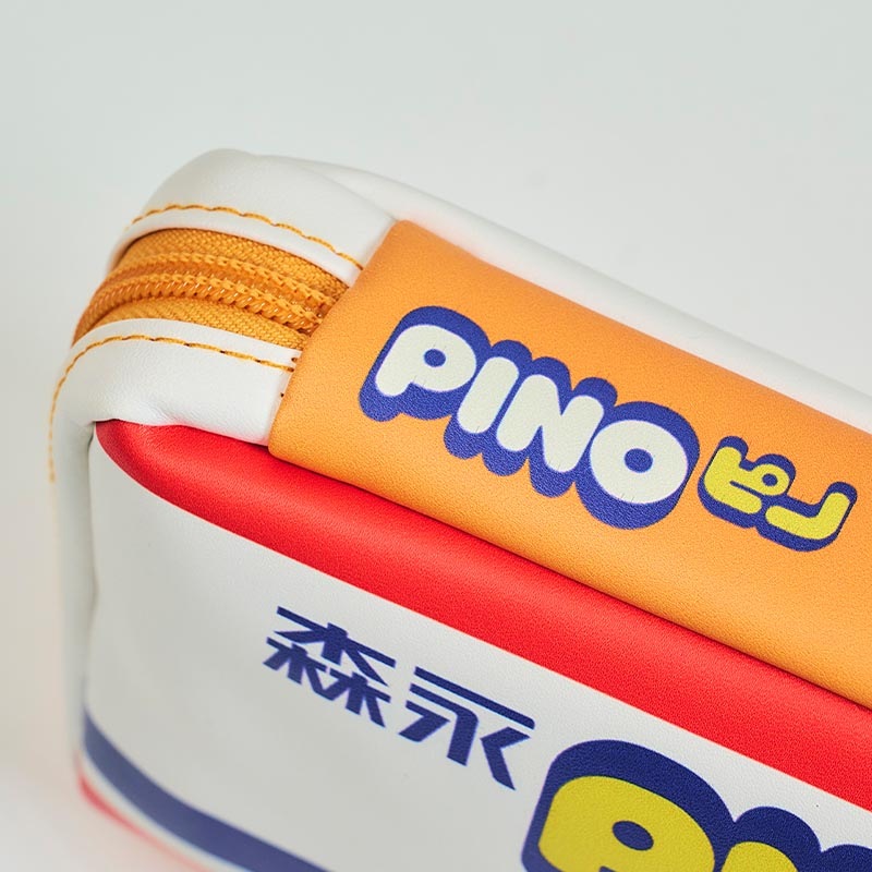 【セブンイレブン pino ムック本 付録】ピノ マルチポーチ 復刻ピノ バージョン