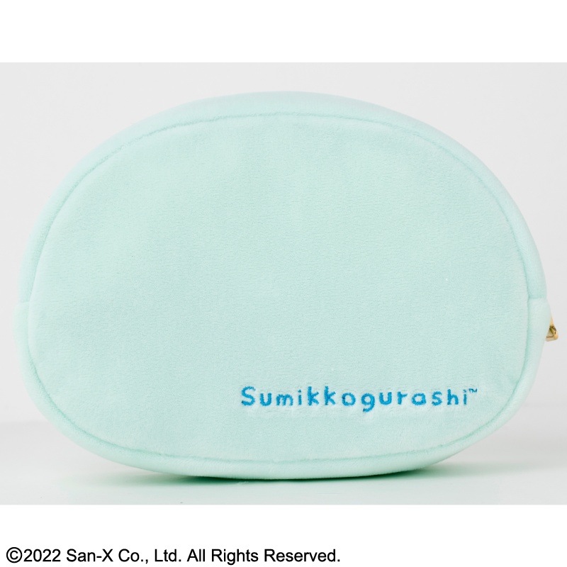 すみっコぐらし ふわふわフェイスポーチBOOK とかげver.：9/30発売【ムック本付録】すみっコぐらし ふわふわフェイスポーチ とかげver.