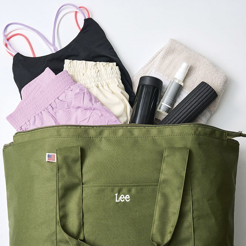 【Lee ムック本 付録】リー マルチトートバッグ カーキ