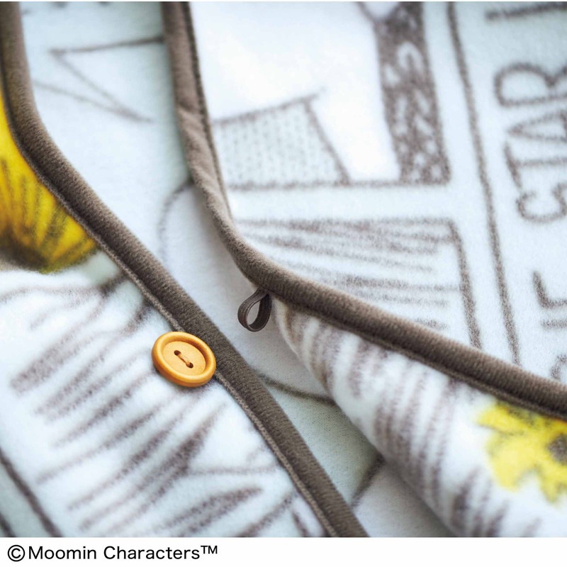 【リンネル 2022年3月号 雑誌付録】ムーミン谷の仲間たち あったかBIGブランケット