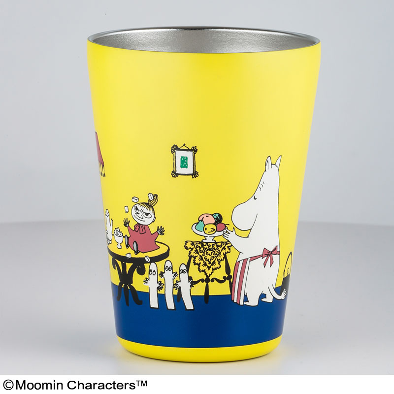 【セブンイレブン限定 ムック本 付録】ムーミンカップコーヒータンブラー ムーミン谷の仲間たち AT HOME ver