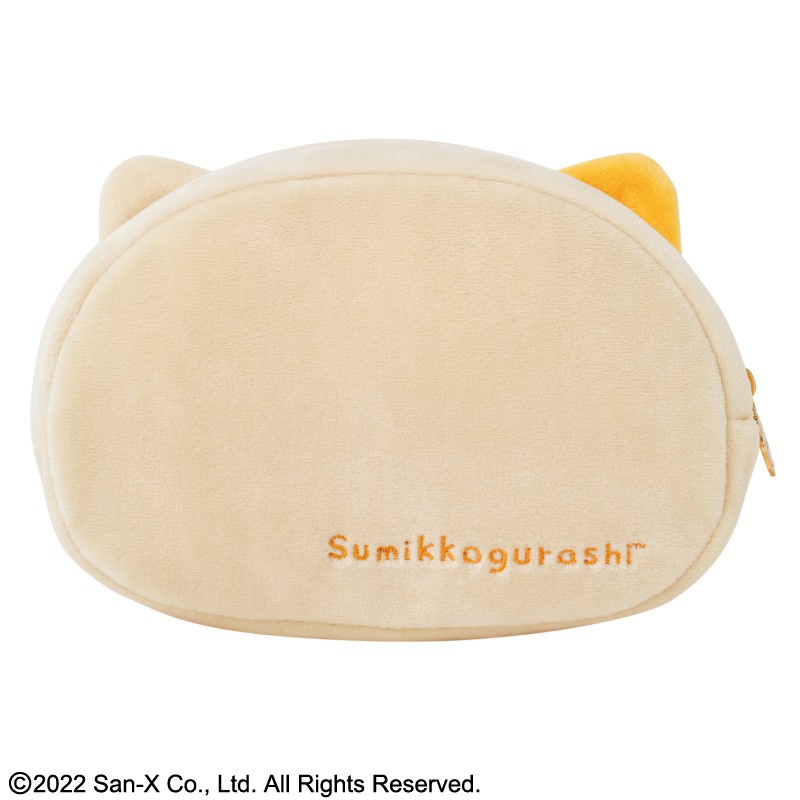 すみっコぐらし ふわふわフェイスポーチBOOK ねこver.:9/30発売【ムック本付録】すみっコぐらし ふわふわフェイスポーチ ねこver.