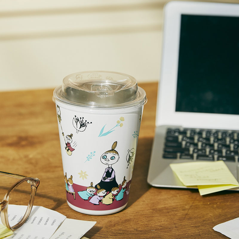 【セブンイレブン限定 ムック本 付録】ムーミンカップコーヒータンブラー リトルミイ ときょうだいたち ver