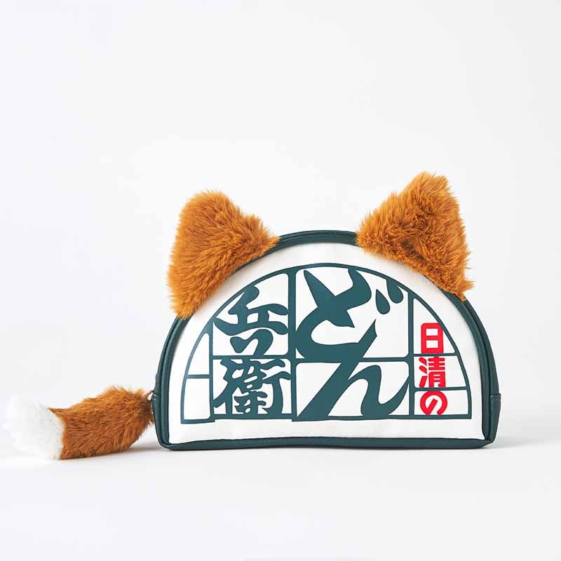 【ローソン限定 日清のどん兵衛 ムック本 付録】どん兵衛 ポーチ きつねうどん 12月18日