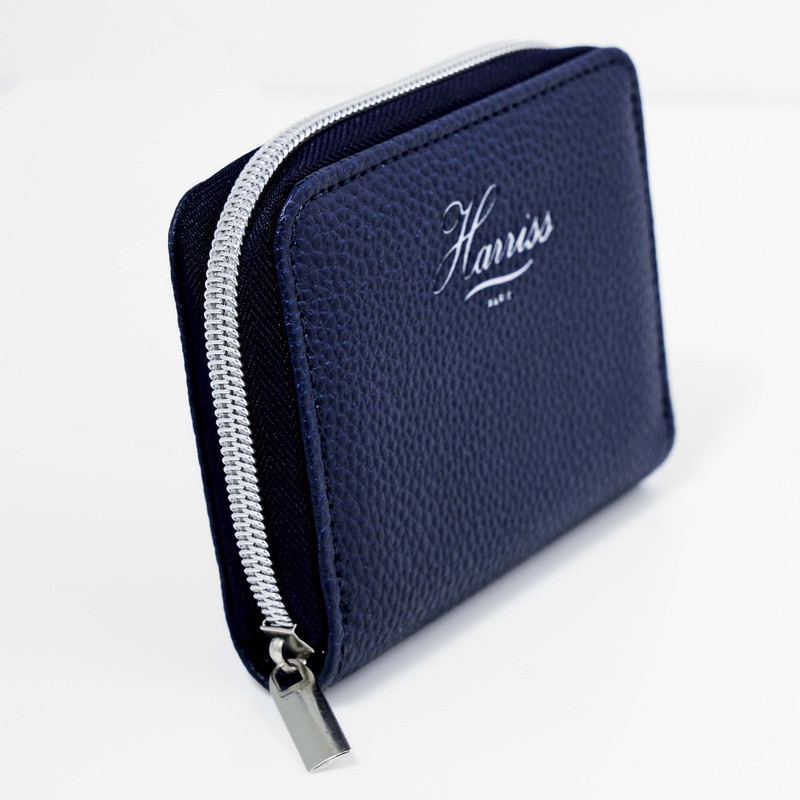 素敵なあの人 2022年11月号：9/16発売【雑誌付録】ハリス ボックス型小銭入れつき レザー調 じゃばらミニ財布