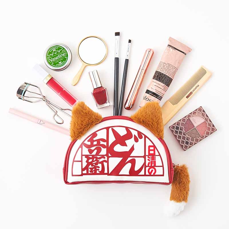 【ローソン限定 日清のどん兵衛 ムック本 付録】どん兵衛 ポーチ 天ぷらそば 12月18日