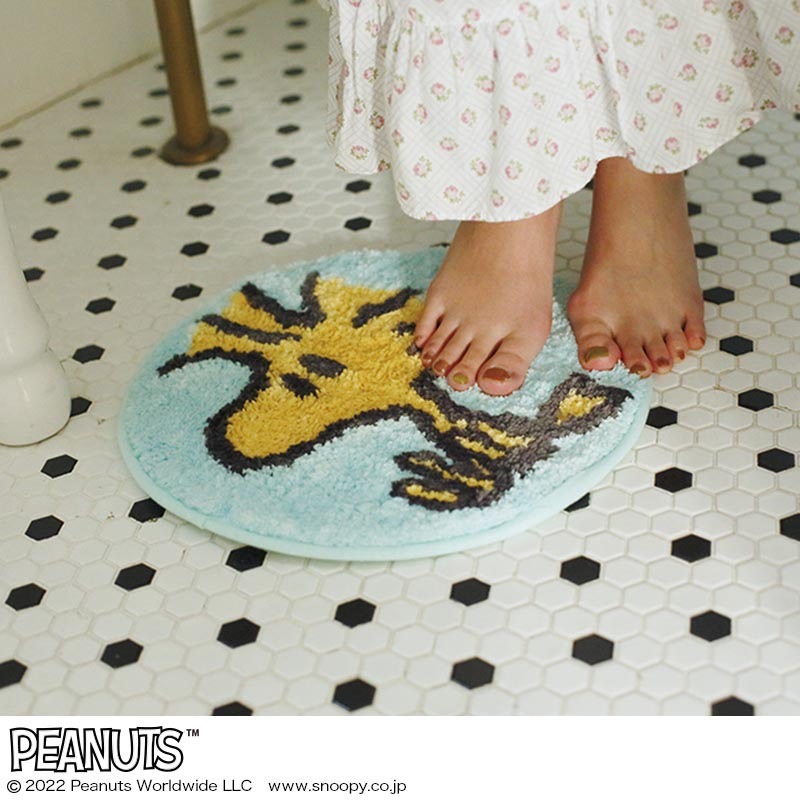 【SNOOPY ムック本 付録】ウッドストック インテリアマット