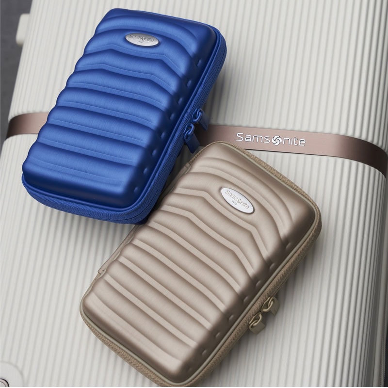 【サムソナイト ムック本 付録】スーツケース型ポーチ ブルー 12月27日