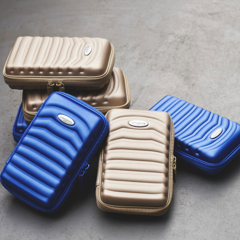 【サムソナイト ムック本 付録】スーツケース型ポーチ ブルー 12月27日