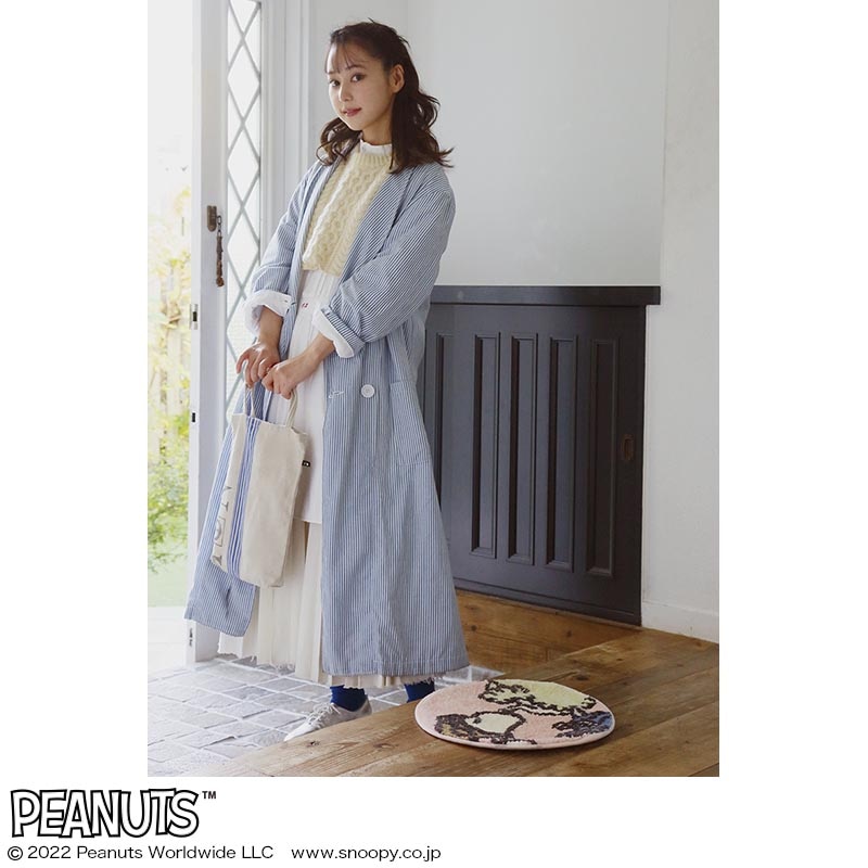 【SNOOPY ムック本 付録】スヌーピーとタピオカ・プディング インテリアマット