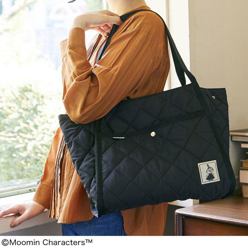 【ムーミン ムック本 ファミリーマート限定付録】キルティングトートバッグ リトルミイ