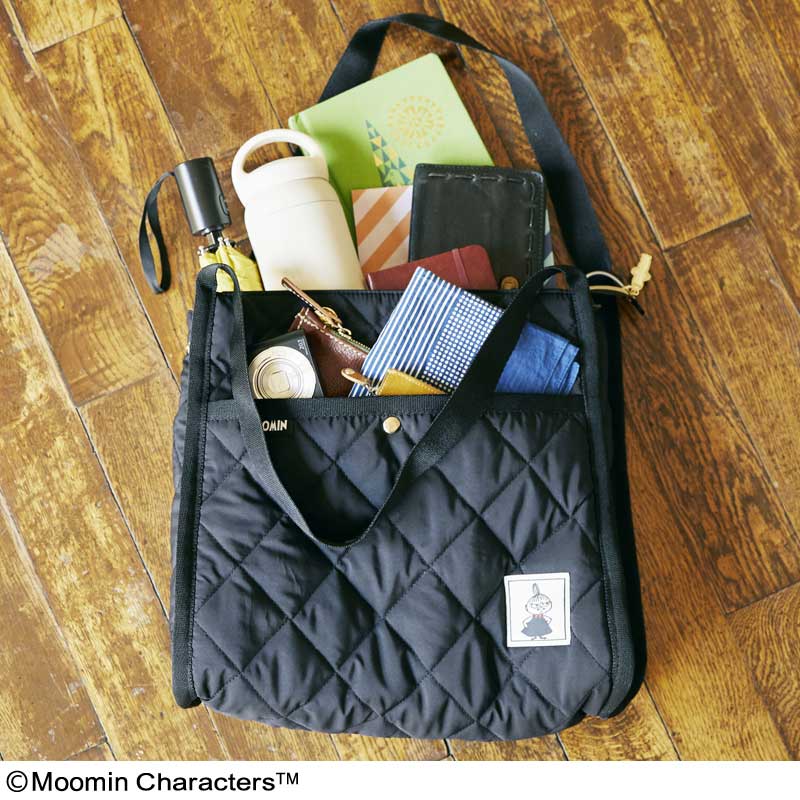 【ムーミン ムック本 ファミリーマート限定付録】キルティングトートバッグ リトルミイ