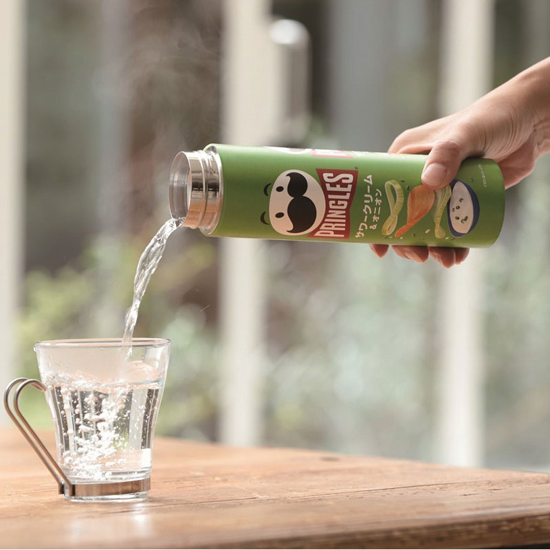 【プリングルズ ムック本 付録】真空断熱 サワークリーム&オニオン 300mL水筒