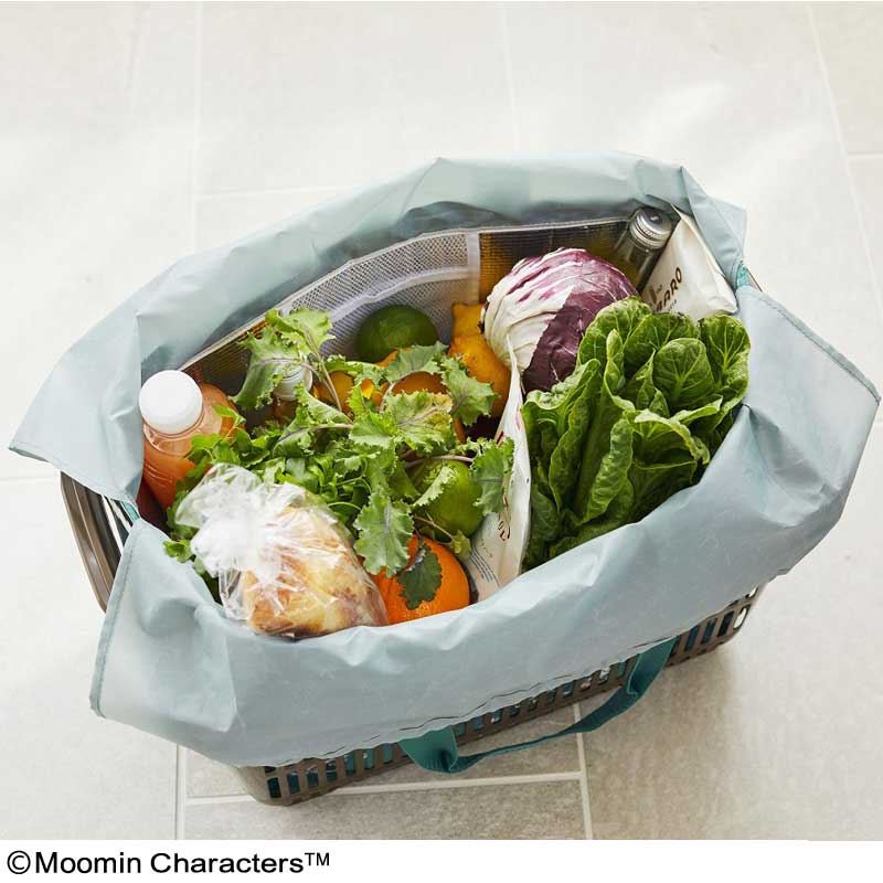 【moomin ムック本 付録】ムーミン たっぷり入る森の保冷ショッピングバッグ