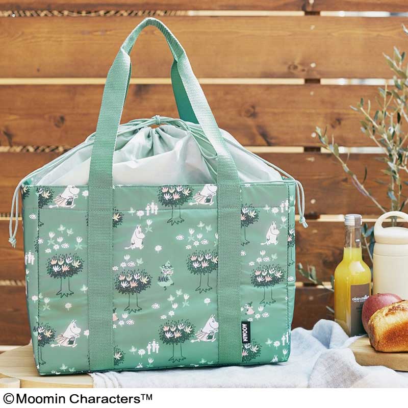 【moomin ムック本 付録】ムーミン たっぷり入る森の保冷ショッピングバッグ