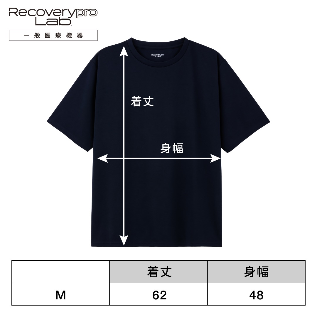 �ڰ��̰��ŵ����Recoverypro Lab.  ��ϫ���������� �岼���åȡ�Ⱦµ�����硼�ȥѥ�ġ˥�˥��å��� M������ NAVY 