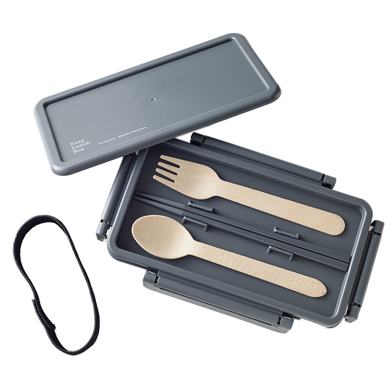 ムック本付録【タキマキ(滝沢眞規子) ランチボックス】スリム600mL グレー