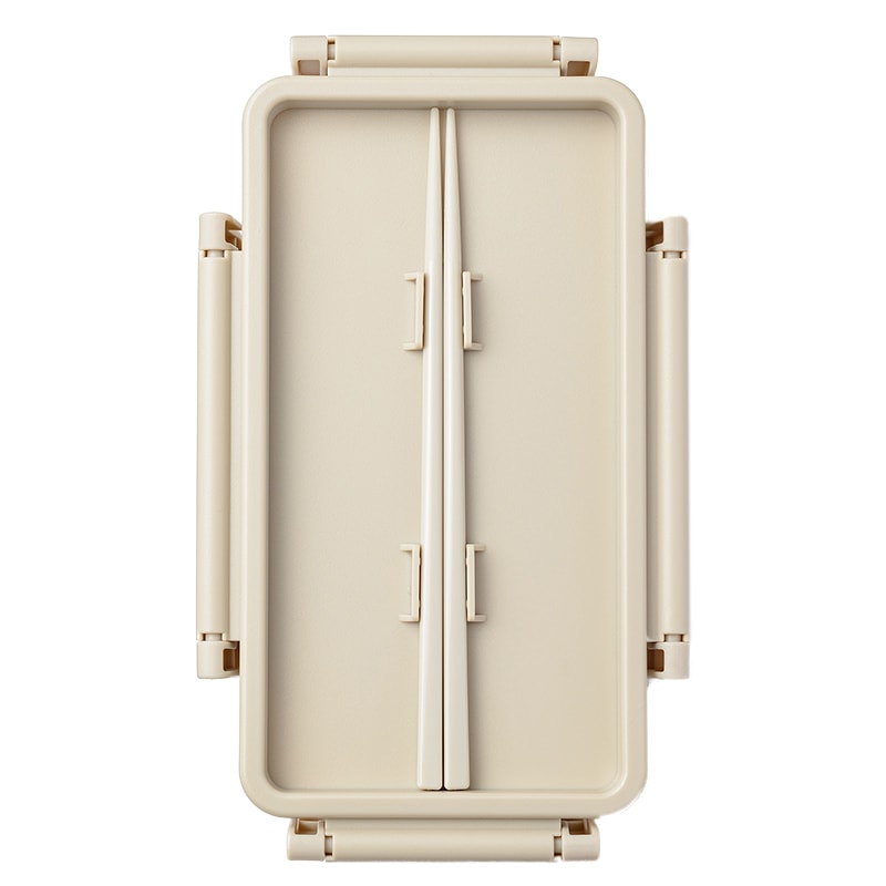 ムック本付録【タキマキ(滝沢眞規子) ランチボックス】スリム600mL アイボリー セブンイレブン限定