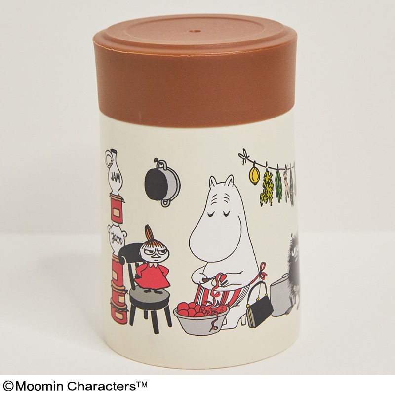 【ファミリーマート限定 ムーミン ムック本 付録】真空断熱スープジャー ベージュ