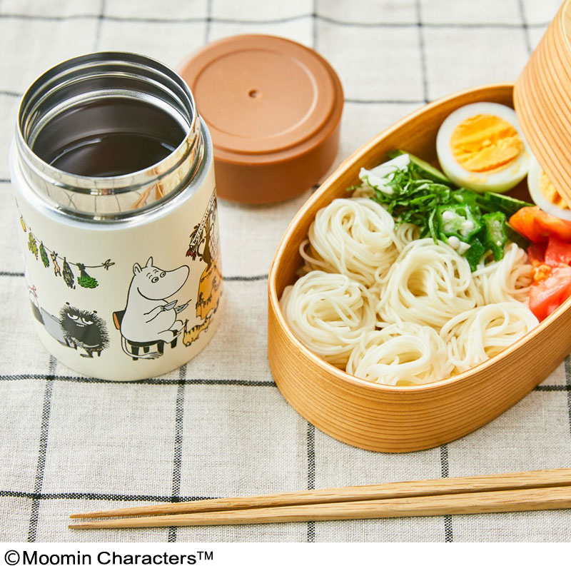 【ファミリーマート限定 ムーミン ムック本 付録】真空断熱スープジャー ベージュ