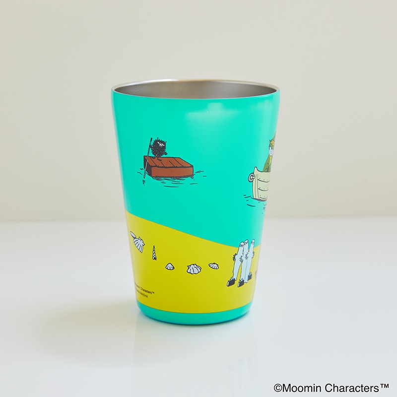 【セブンイレブン限定 ムック本 付録】ムーミン カップコーヒータンブラー ムーミン谷の仲間たち SEA ver.