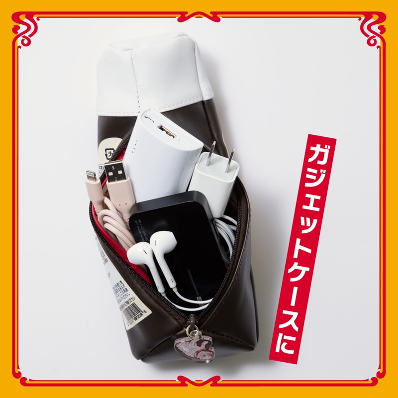 【宝島チャンネル限定付録 ムック本 付録】ブルドックソース マルチポーチ ウスターソース ver.