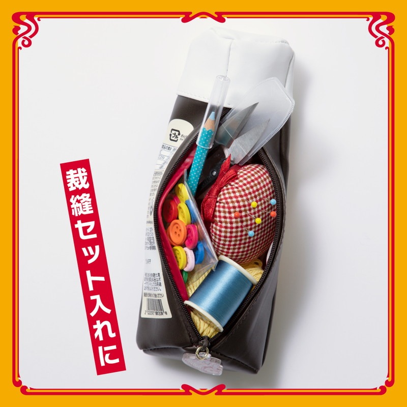 【宝島チャンネル限定付録 ムック本 付録】ブルドックソース マルチポーチ ウスターソース ver.