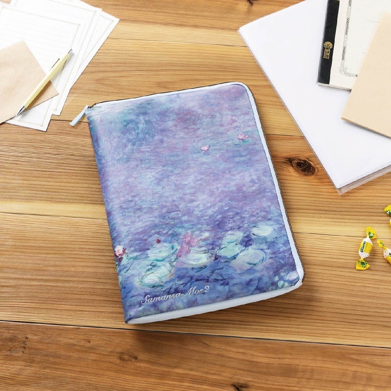 Samansa Mos2×モネ 睡蓮 A4が入る! 整理収納にぴったりなポーチBOOK(宝島社ブランドブック)【ムック本付録】Samansa Mos2×モネ 睡蓮 整理収納にぴったりなポーチ
