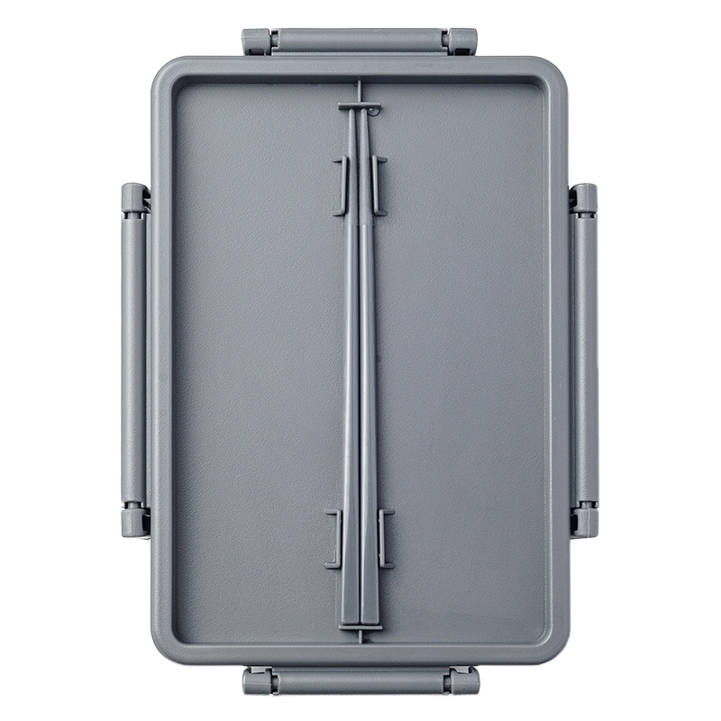 ムック本付録【タキマキ(滝沢眞規子) ランチボックス】800mL グレー セブンイレブン限定