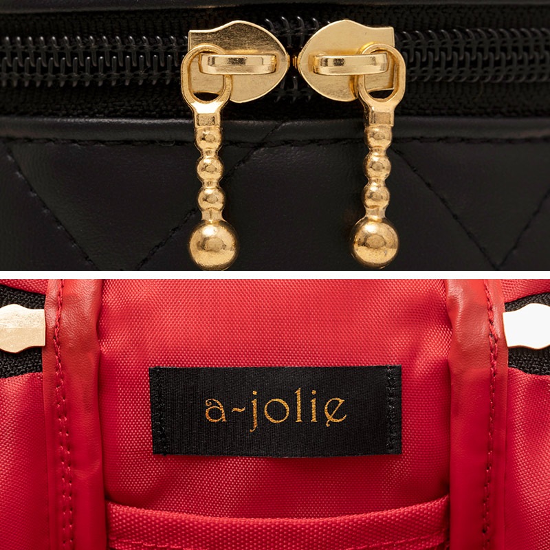 【アジョリー a-jolie ムック本 付録】キルティングバニティポーチ アイラッシュ