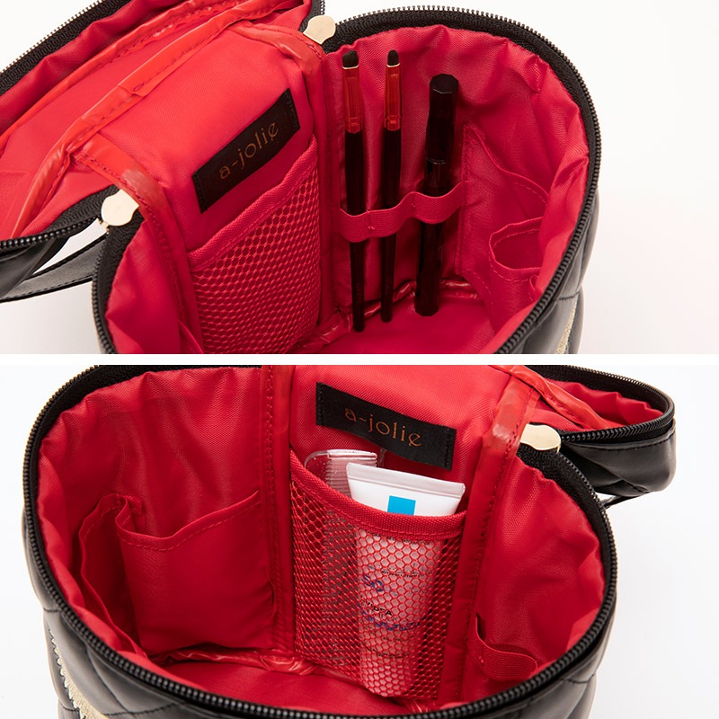 【アジョリー a-jolie ムック本 付録】キルティングバニティポーチ アイラッシュ