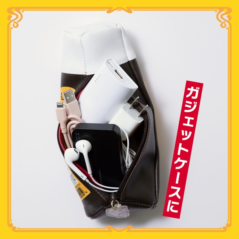 【宝島チャンネル限定付録 ムック本 付録】ブルドックソース マルチポーチ 中濃ソース ver.