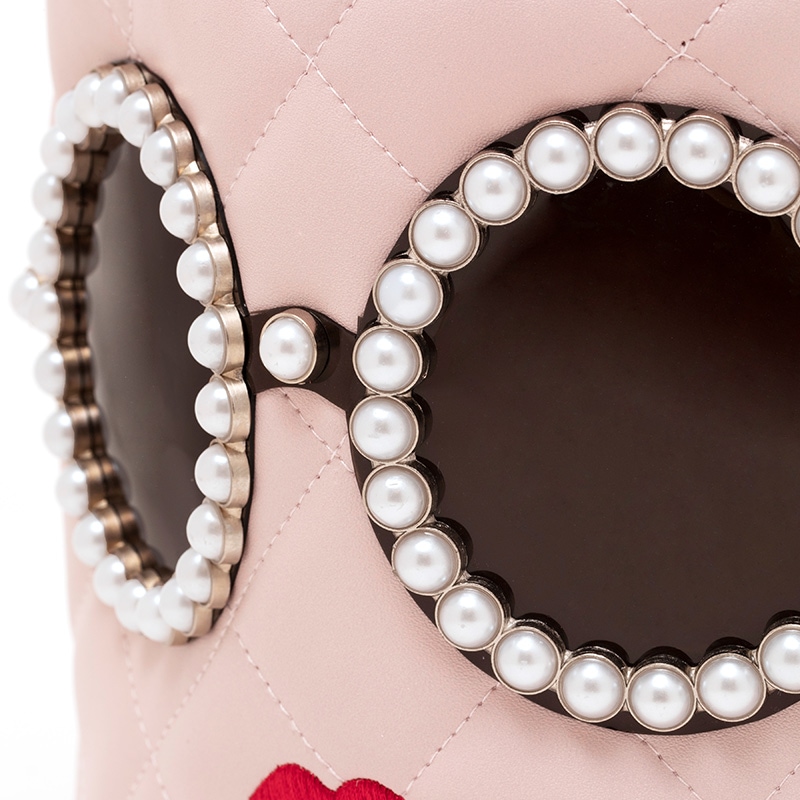 【アジョリー a-jolie ムック本 付録】キルティングバニティポーチ パールサングラス