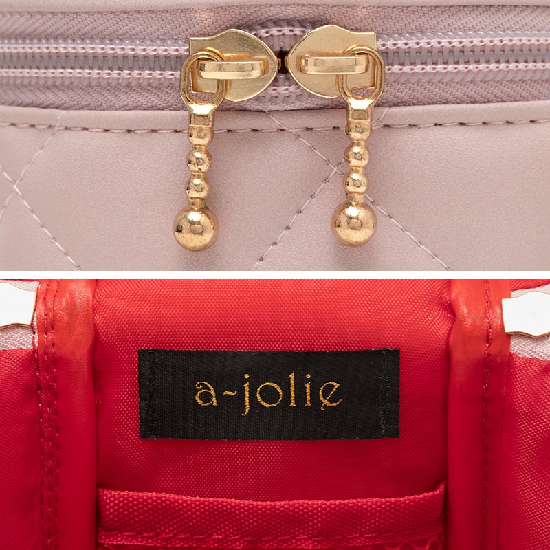 【アジョリー a-jolie ムック本 付録】キルティングバニティポーチ パールサングラス