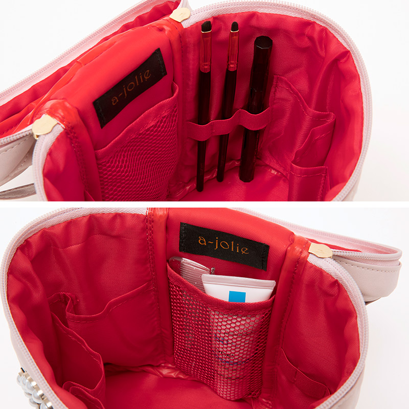 【アジョリー a-jolie ムック本 付録】キルティングバニティポーチ パールサングラス