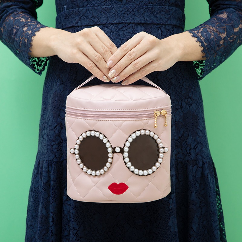 【アジョリー a-jolie ムック本 付録】キルティングバニティポーチ パールサングラス