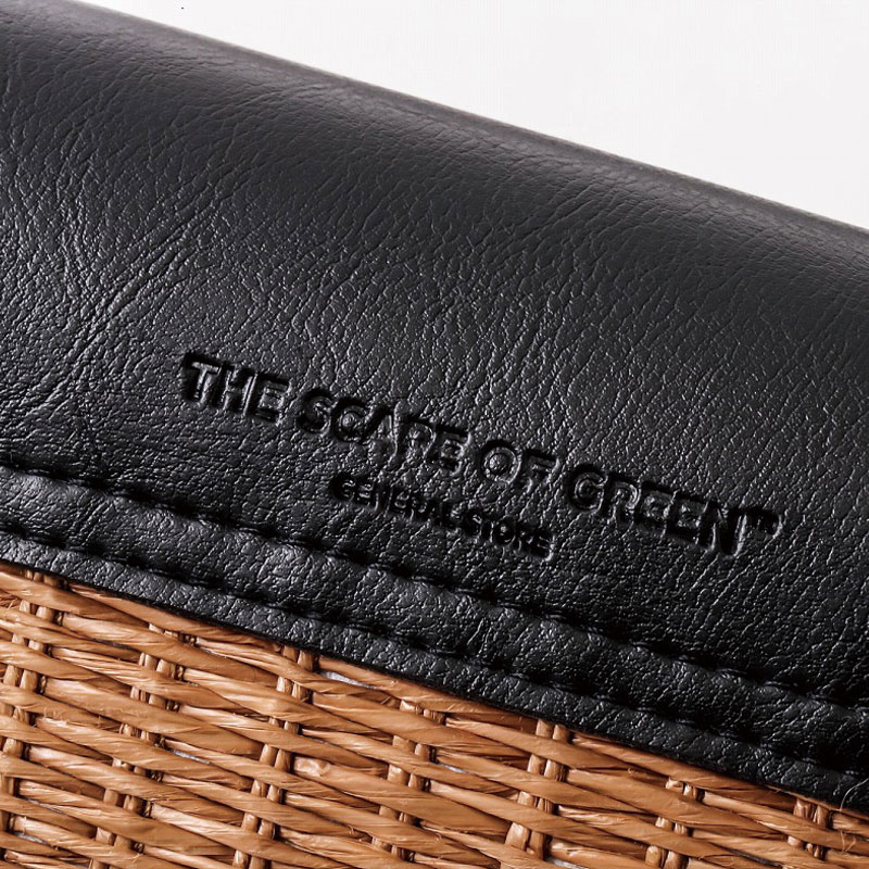 【ザ スケープ オブ グリーン ムック本 付録】ザ スケープ オブ グリーン ラタン風バスケットショルダーバッグ