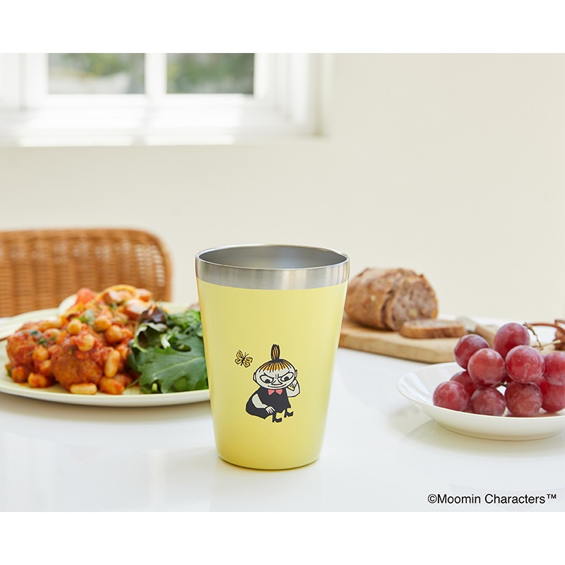 【セブンイレブン限定 ムック本 付録】ムーミン カップコーヒータンブラー リトルミイ レモンイエロー ver.