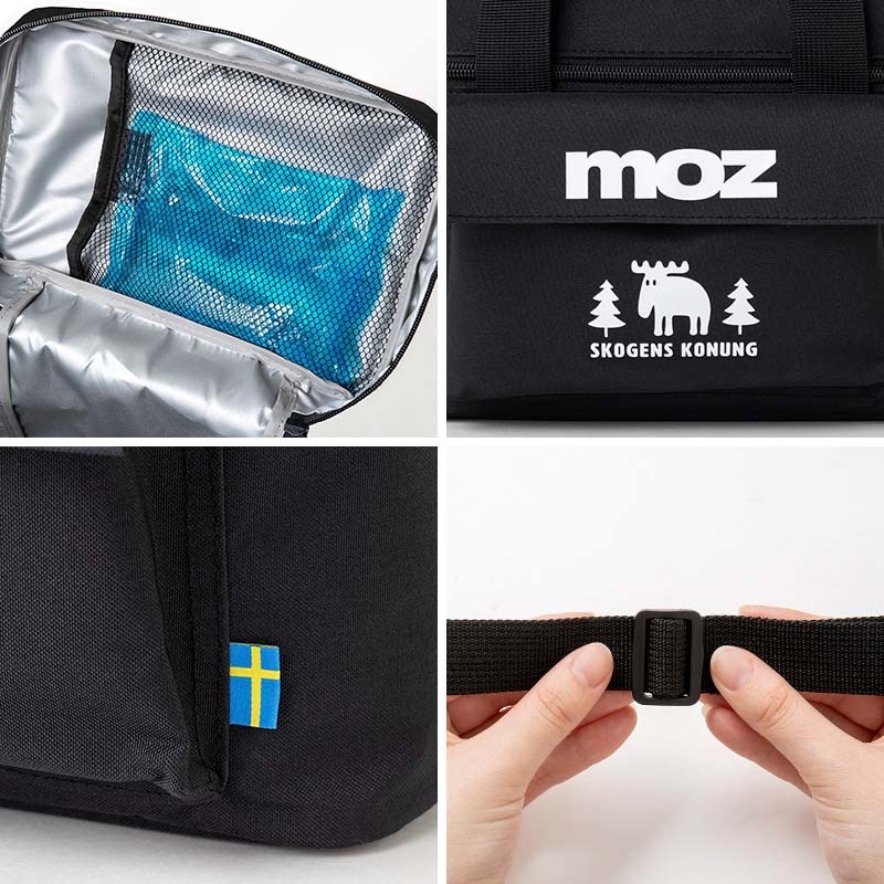 【セブンイレブン・セブンネットショッピング限定付録】moz(モズ)アウトドア保冷バッグMサイズ ブラックver.