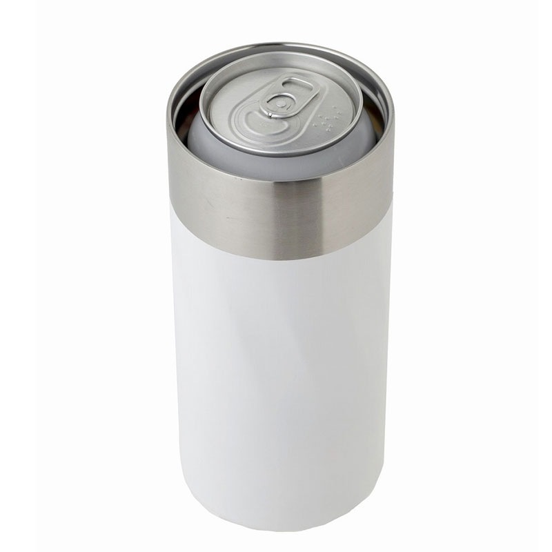 セブンイレブン限定付録【ペットボトルも入る 保冷保温万能ステンレスボトル】ホワイト