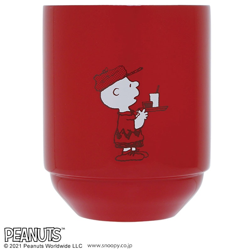 【SNOOPY スヌーピー ムック本 雑誌付録】ローソン HMV 限定 スヌーピー真空断熱 スタッキングタンブラー BOOK EAT