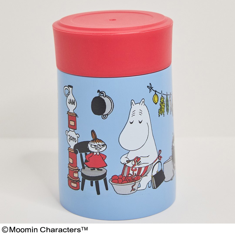 【ファミリーマート限定 ムーミン ムック本 付録】真空断熱スープジャー ブルー